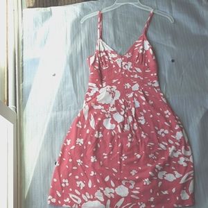 Pink sundress with pockets